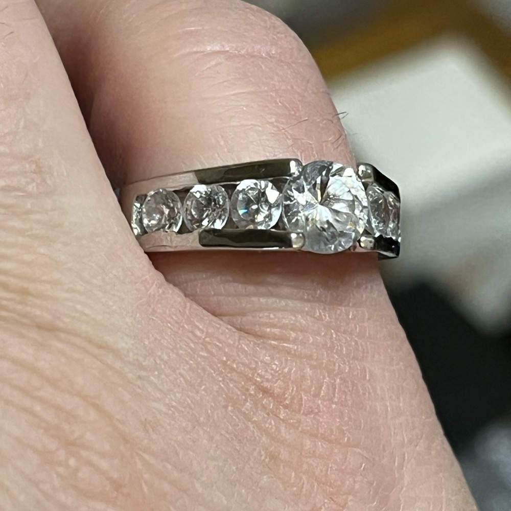 Channel Set Engagement Ring - Picture 8 of 16